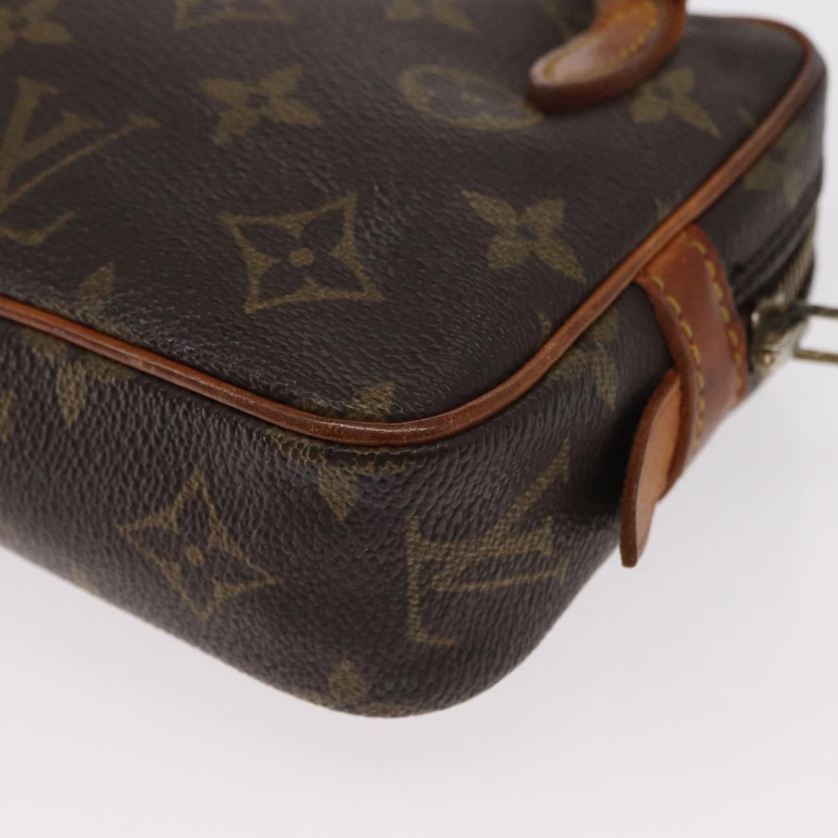 Louis Vuitton Pochette Marly Bandouliere Bag Monogram Canvas Brown Canvas Shoulder Bag Bag (Pre-Owned)