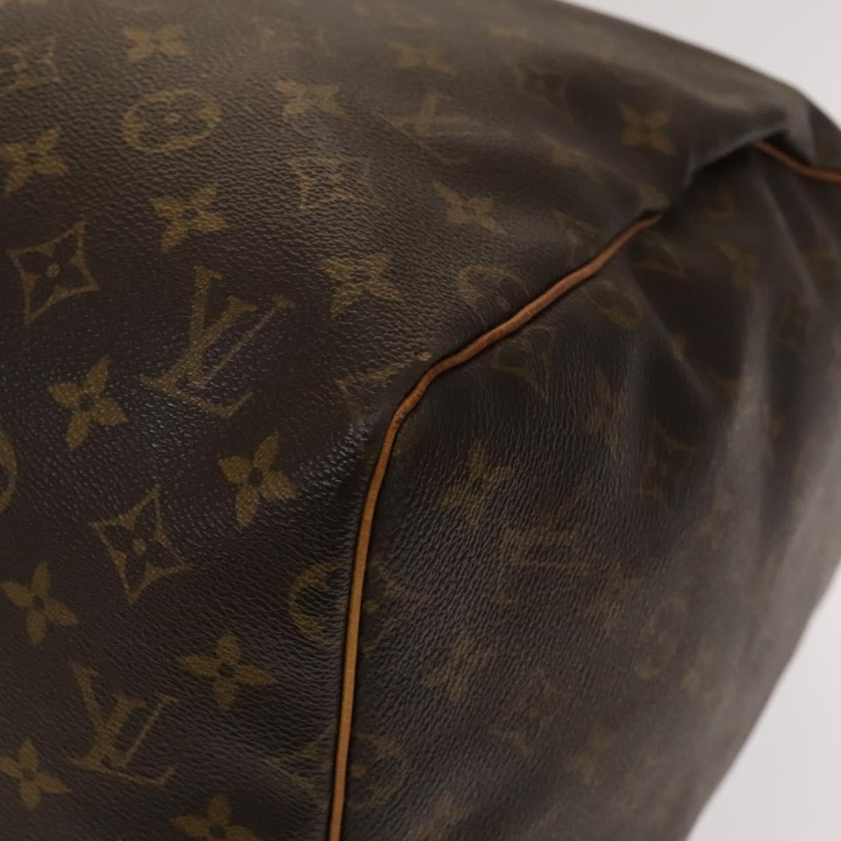 Louis Vuitton Keepall Bag Monogram Canvas Brown Canvas Travel Bag Bag (Pre-Owned)