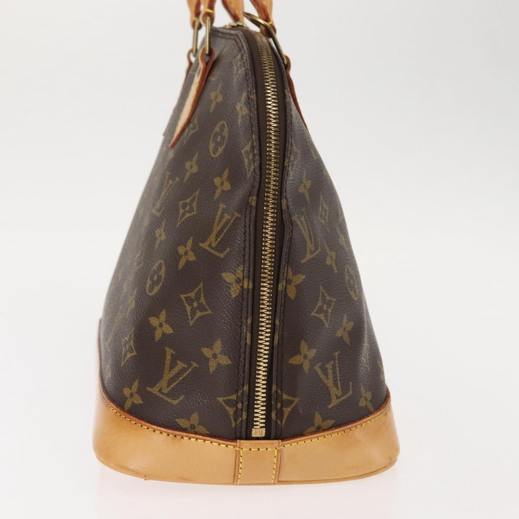Louis Vuitton Alma Handbag Monogram Canvas Brown Canvas Handbag (Pre-Owned)