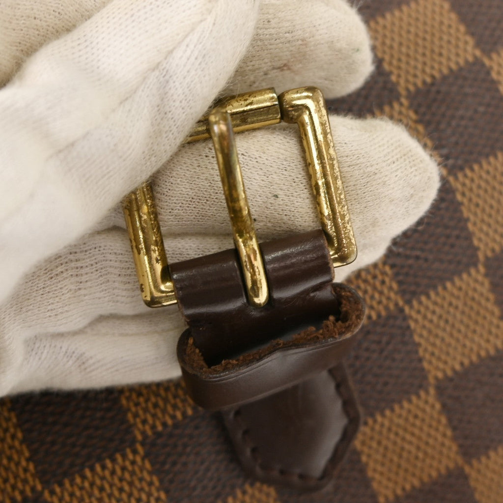 Louis Vuitton Soho Backpack Damier Brown Canvas Backpack Bag (Pre-Owned)