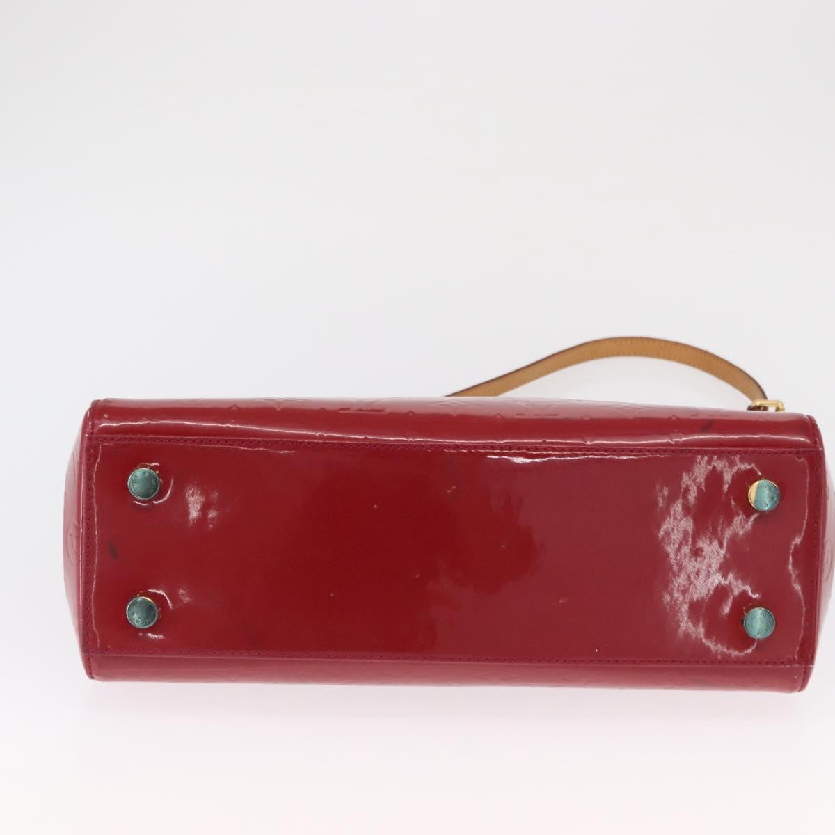 Louis Vuitton Brea Handbag Monogram Vernis Red Patent_Leather Handbag (Pre-Owned)