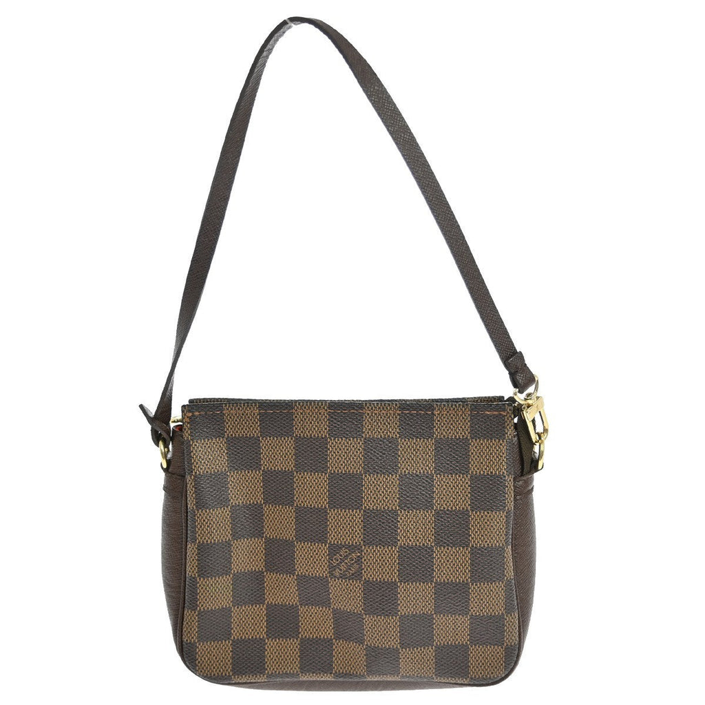 Louis Vuitton Trousse Make Up Bag Damier Canvas Brown Canvas Clutche & Pouche Bag (Pre-Owned)