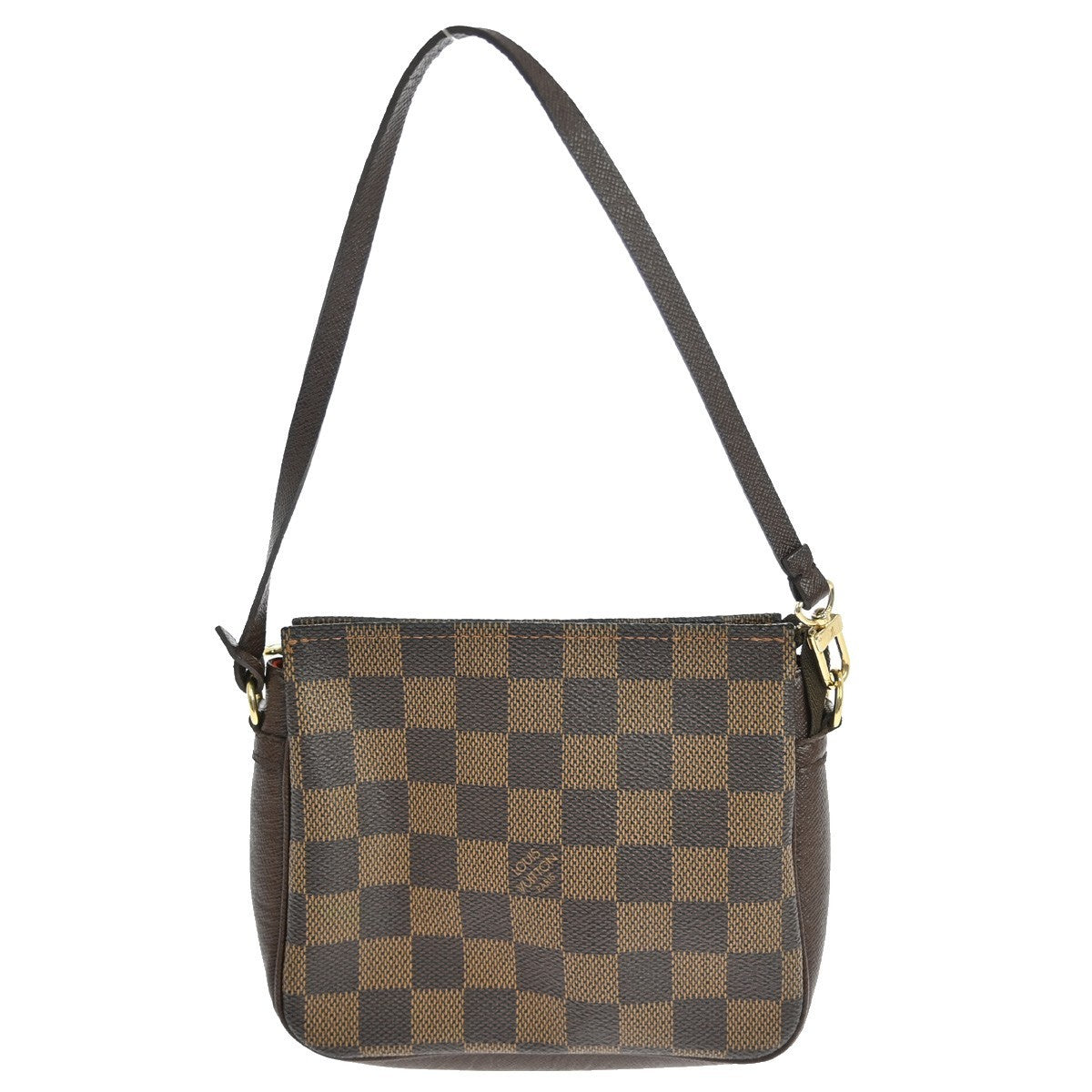 Louis Vuitton Trousse Make Up Bag Damier Canvas Brown Canvas Clutche & Pouche Bag (Pre-Owned)