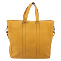 Louis Vuitton Tadao Handbag Damier Infini Leather Yellow Leather Handbag (Pre-Owned)