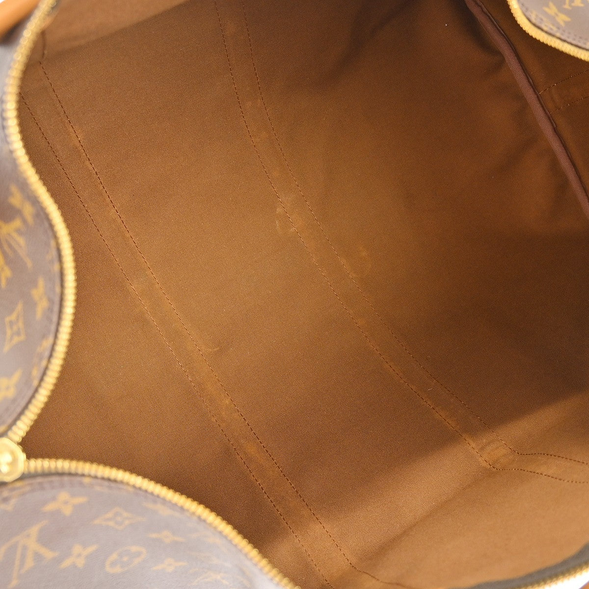 Louis Vuitton Keepall Bag Monogram Canvas Brown Canvas Travel Bag Bag (Pre-Owned)