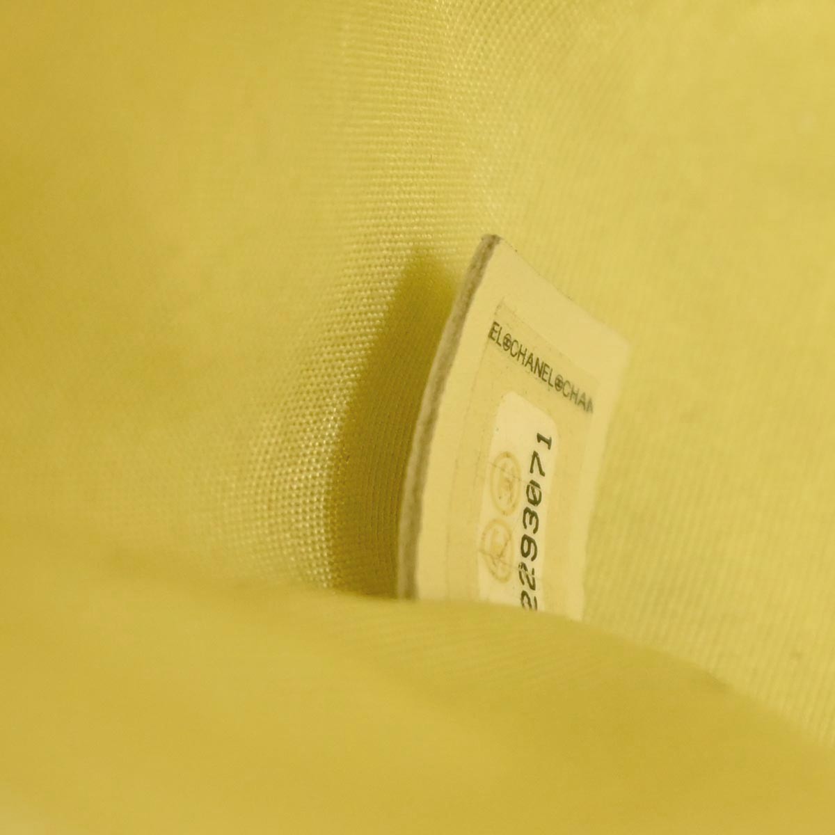 Chanel Boy Flap Bag Quilted Lambskin Yellow Leather Shoulder Bag Bag (Pre-Owned)