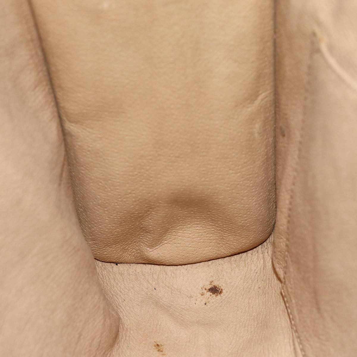 Gucci Sherry Line Pouch Canvas Beige Canvas Clutche & Pouche Bag (Pre-Owned)