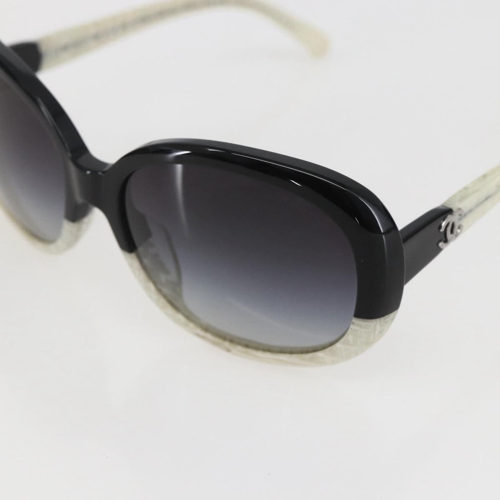 Chanel Chanel Logo Sunglasses Eye Wear Plastic Black Plastic Sunglasse Accessory (Pre-Owned)