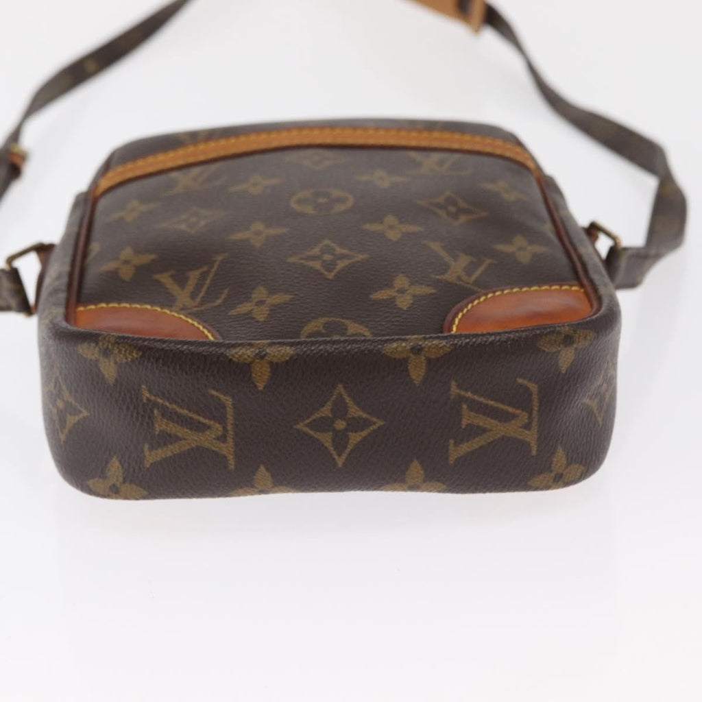 Louis Vuitton Danube Handbag Monogram Canvas Brown Canvas Shoulder Bag Bag (Pre-Owned)