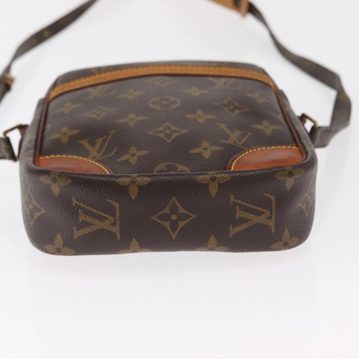 Louis Vuitton Danube Handbag Monogram Canvas Brown Canvas Shoulder Bag Bag (Pre-Owned)