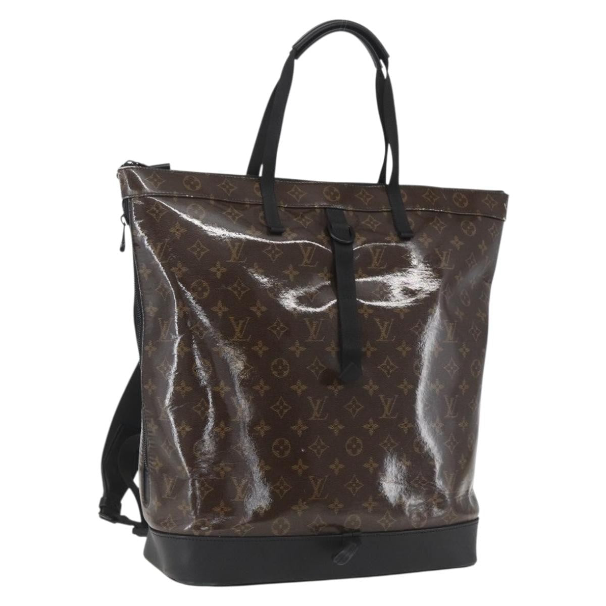 Louis Vuitton Zipped Tote Limited Edition Monogram Glaze Canvas Brown Canvas Tote Bag Bag (Pre-Owned)