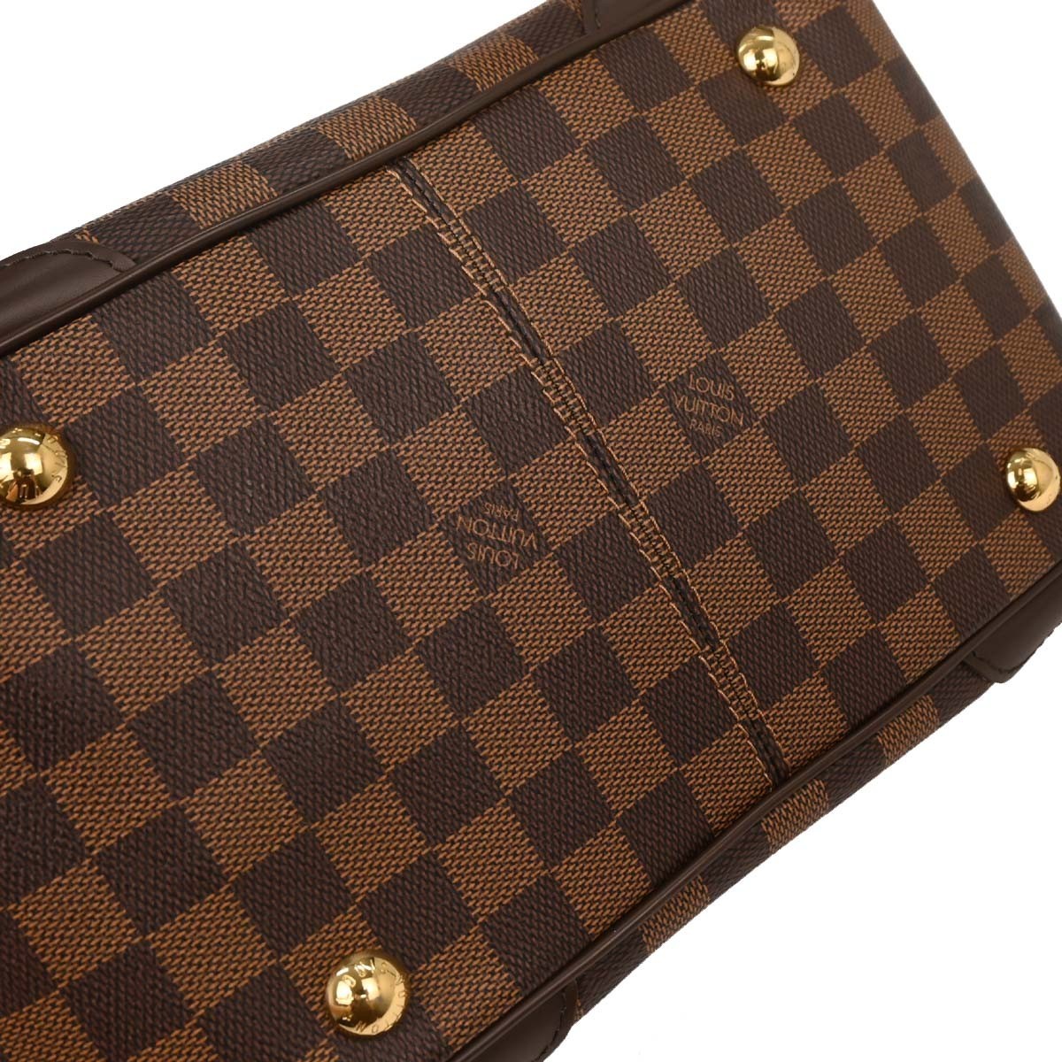 Louis Vuitton Verona Handbag Damier Brown Canvas Handbag (Pre-Owned)