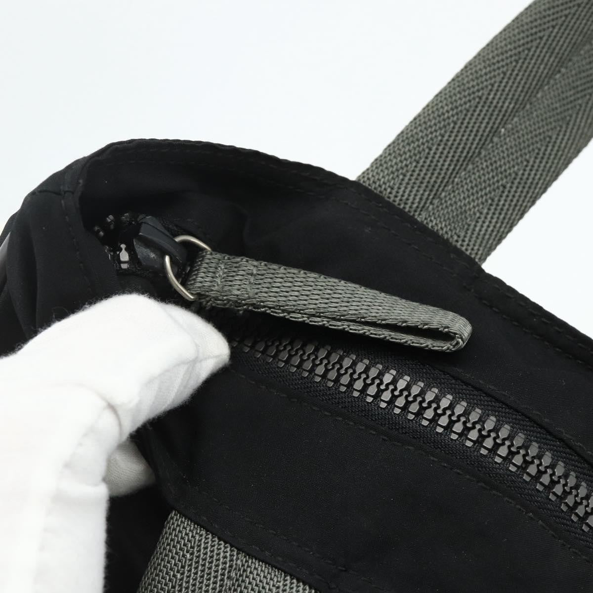 Prada Sport Tote Bag Nylon Black Nylon Tote Bag Bag (Pre-Owned)