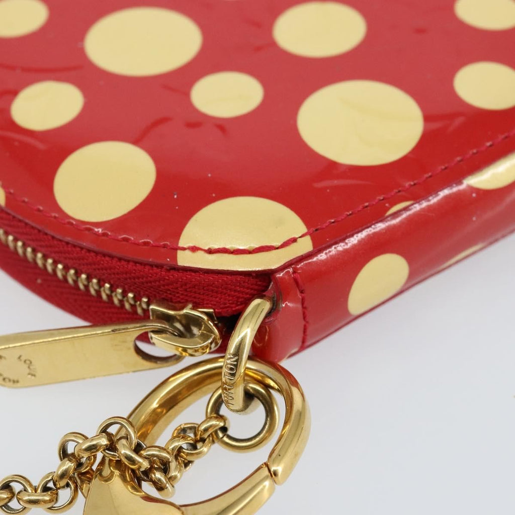 Louis Vuitton Boite Chapeau Coin Purse Patent Leather Red Patent_Leather Wallets Accessory (Pre-Owned)