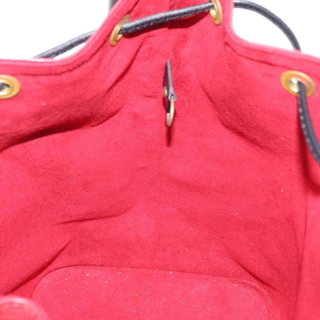 Louis Vuitton Bicolor Petit Noe Handbag Epi Leather Red Leather Shoulder Bag Bag (Pre-Owned)