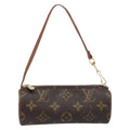 Louis Vuitton Papillon Pochette Monogram Canvas Brown Canvas Clutche & Pouche Bag (Pre-Owned)