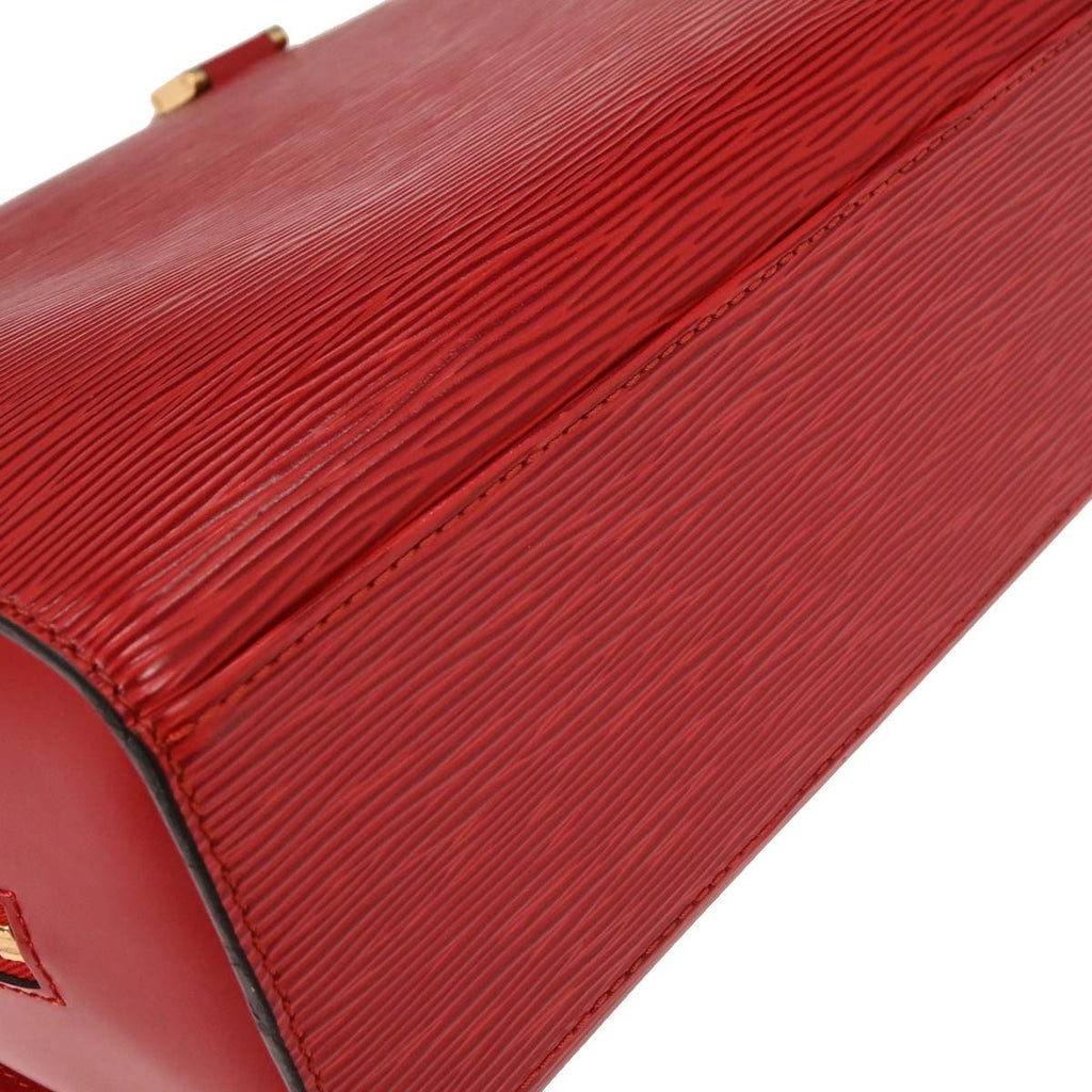 Louis Vuitton Pont Neuf Handbag Epi Leather Red Leather Handbag (Pre-Owned)