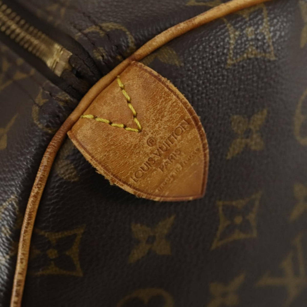 Louis Vuitton Keepall Bag Monogram Canvas Brown Canvas Travel Bag Bag (Pre-Owned)