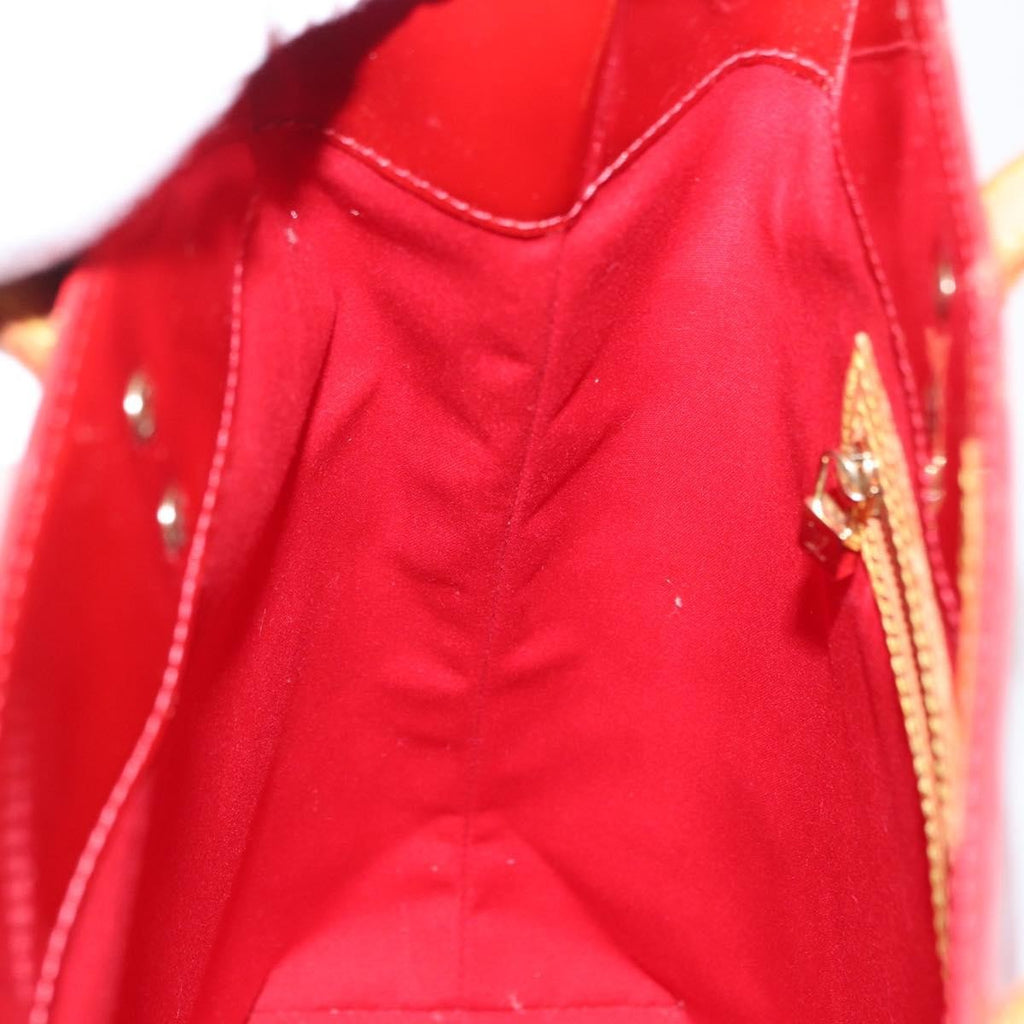 Louis Vuitton Reade Handbag Monogram Vernis Red Patent_Leather Handbag (Pre-Owned)