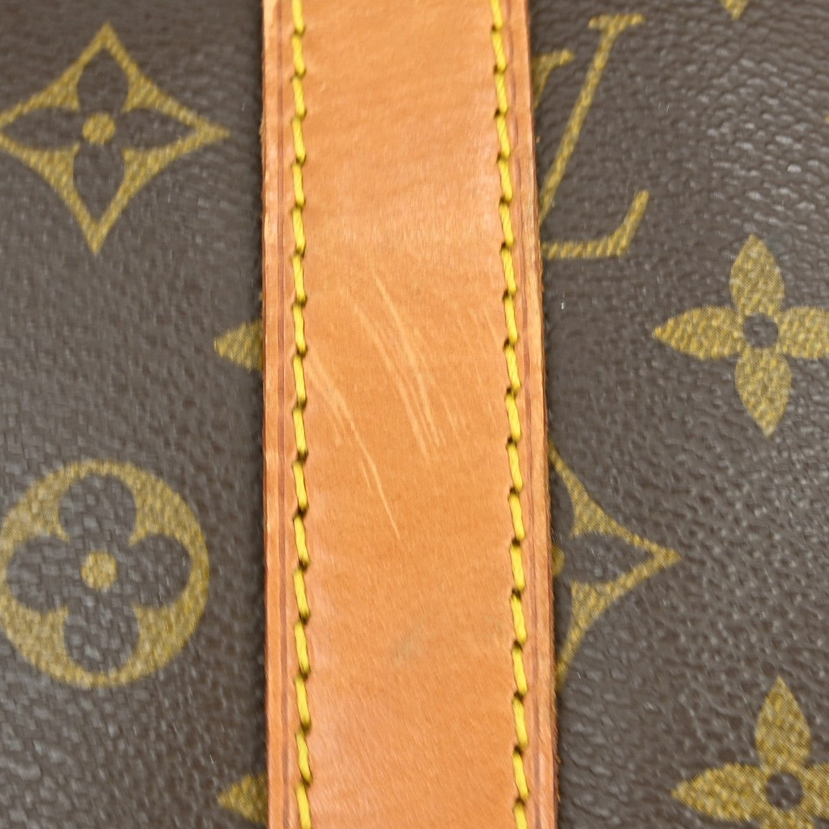 Louis Vuitton Keepall Bag Monogram Canvas Brown Canvas Travel Bag Bag (Pre-Owned)
