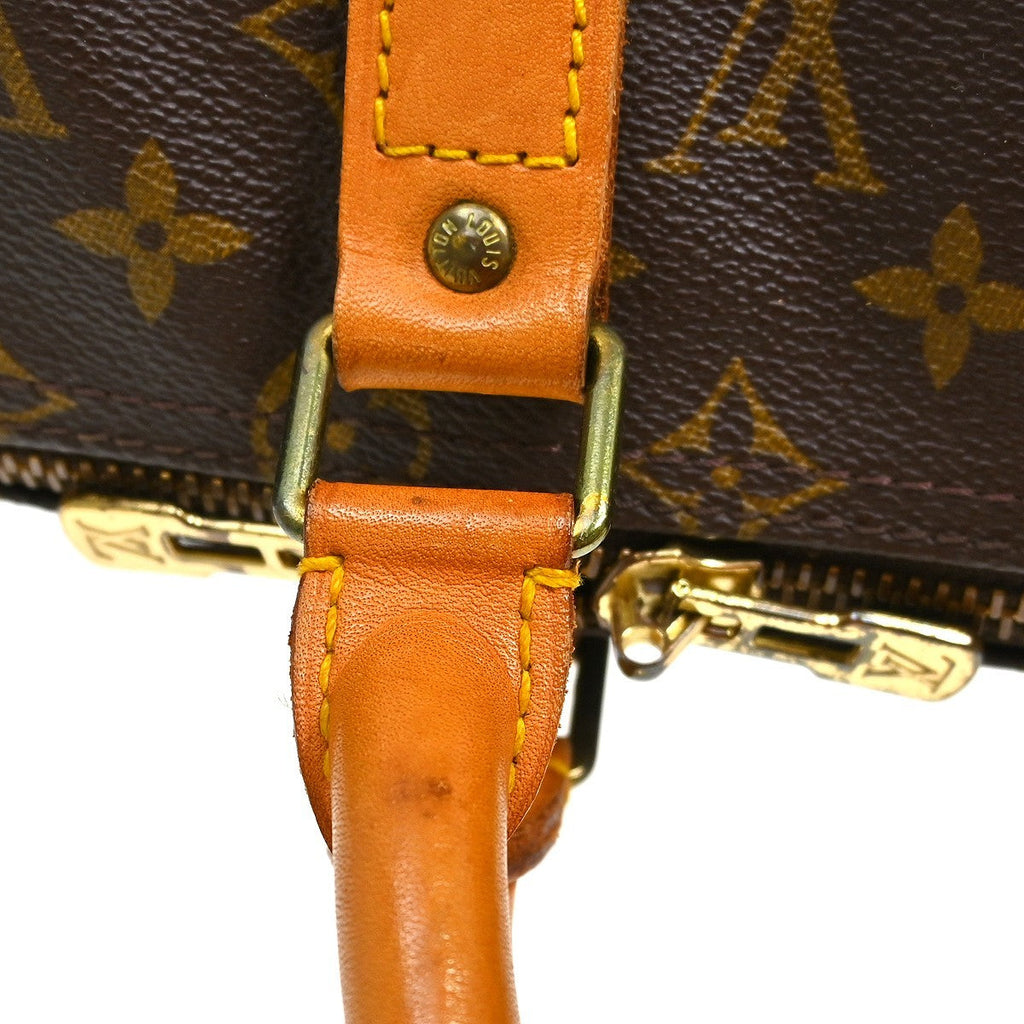 Louis Vuitton Keepall Bag Monogram Canvas Brown Canvas Travel Bag Bag (Pre-Owned)