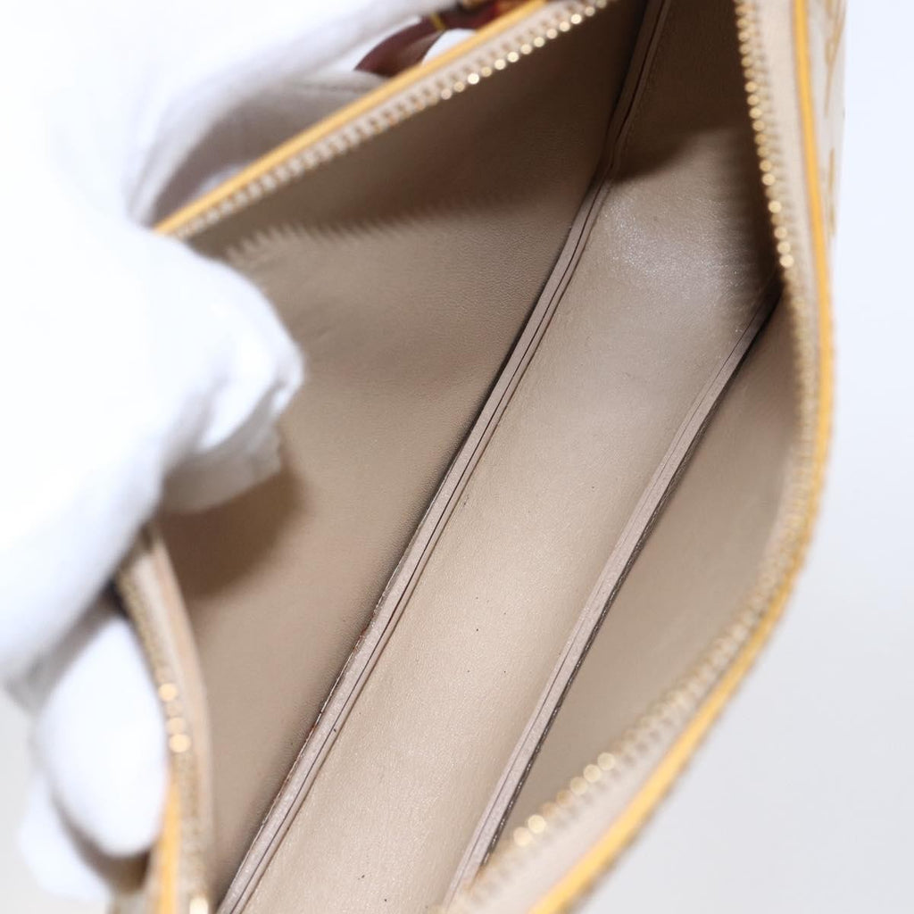 Louis Vuitton Lexington Pochette Monogram Vernis Beige Patent_Leather Clutche & Pouche Bag (Pre-Owned)