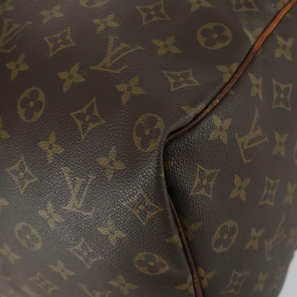 Louis Vuitton Keepall Bag Monogram Canvas Brown Canvas Travel Bag Bag (Pre-Owned)