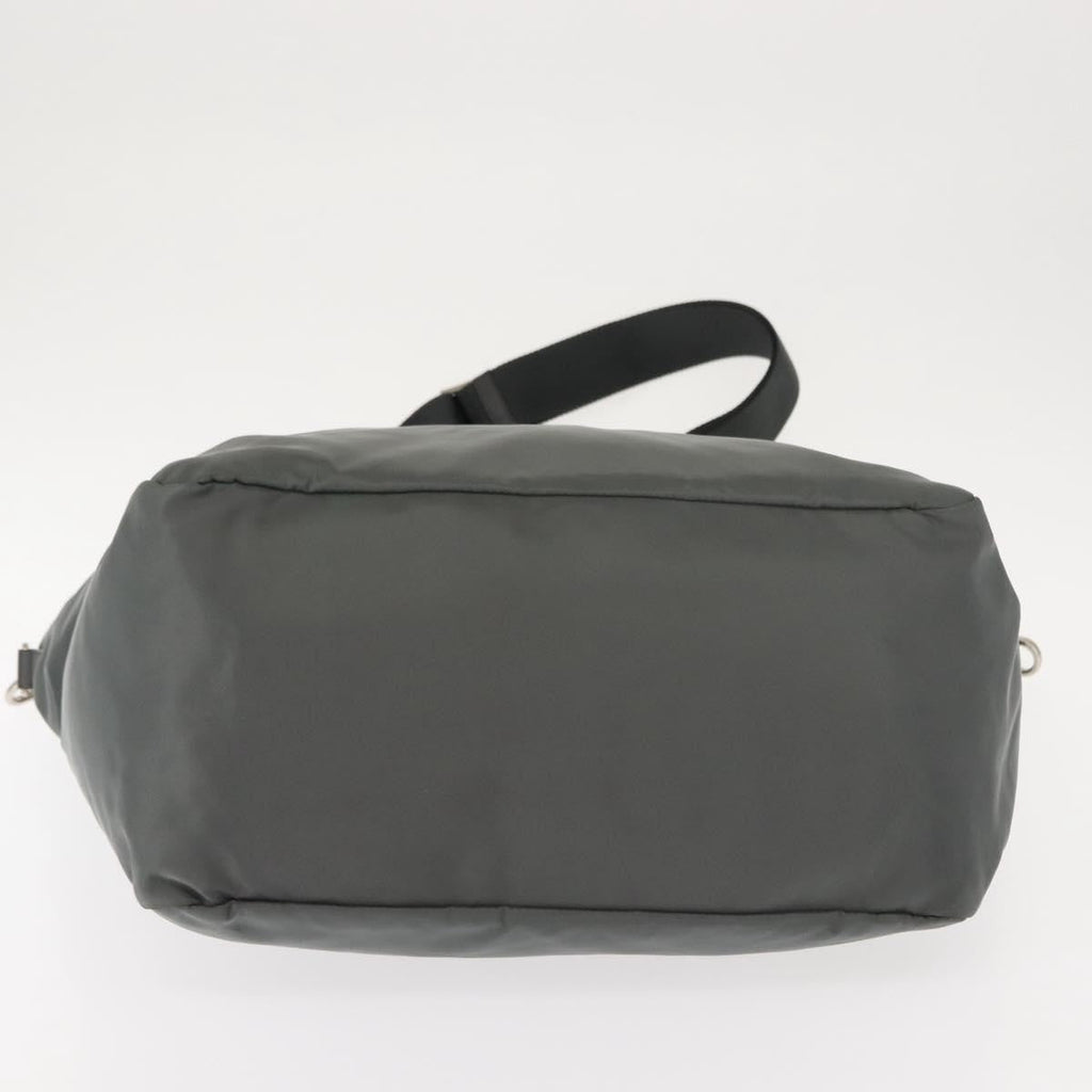 Prada Vela Convertible Tote Tessuto Khaki Nylon Tote Bag Bag (Pre-Owned)