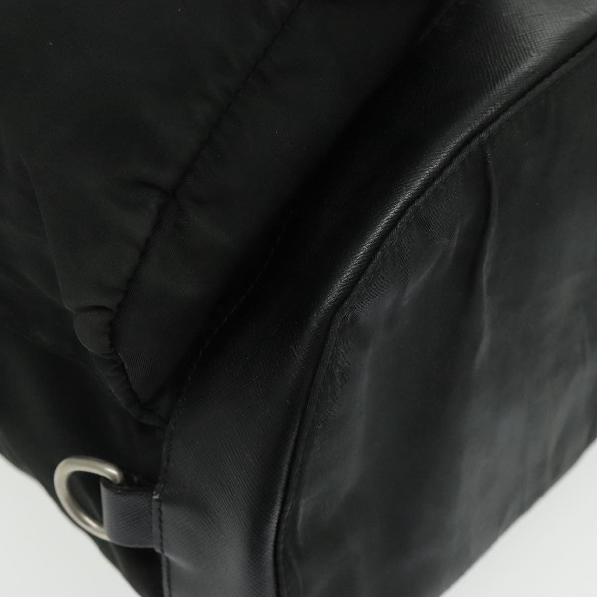 Prada Double Front Pocket Backpack Tessuto Black Nylon Backpack Bag (Pre-Owned)