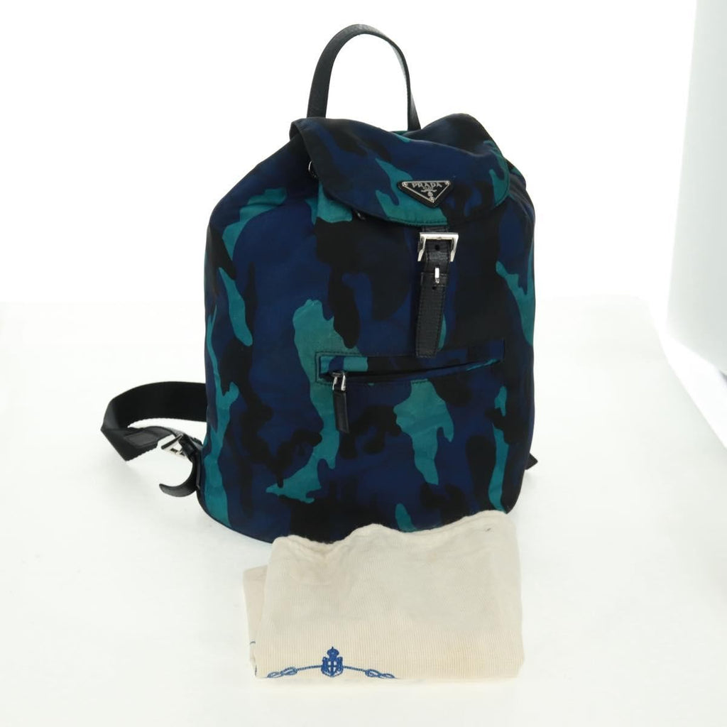 Prada Camouflage Backpack Tessuto Multicolour Nylon Backpack Bag (Pre-Owned)