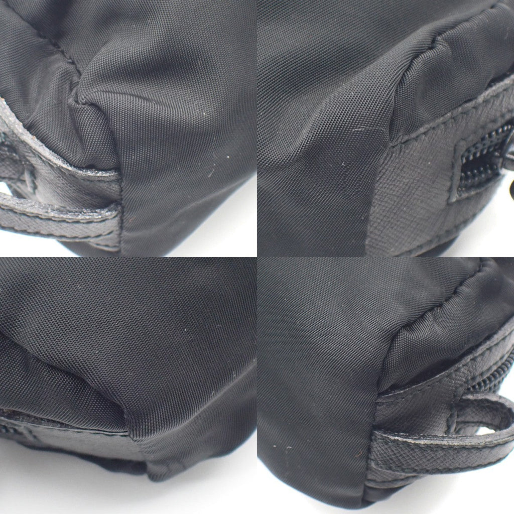 Prada Padded Zip Belt Bag Tessuto Black Nylon Clutche & Pouche Bag (Pre-Owned)