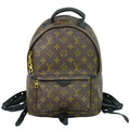 Louis Vuitton Palm Springs Backpack Monogram Canvas Brown Canvas Backpack Bag (Pre-Owned)
