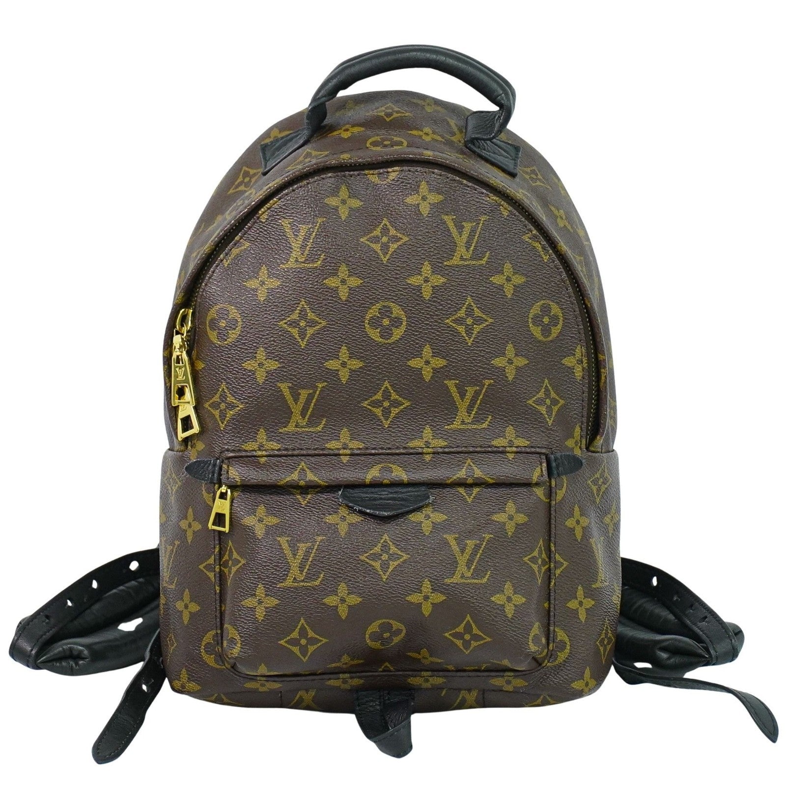 Louis Vuitton Palm Springs Backpack Monogram Canvas Brown Canvas Backpack Bag (Pre-Owned)