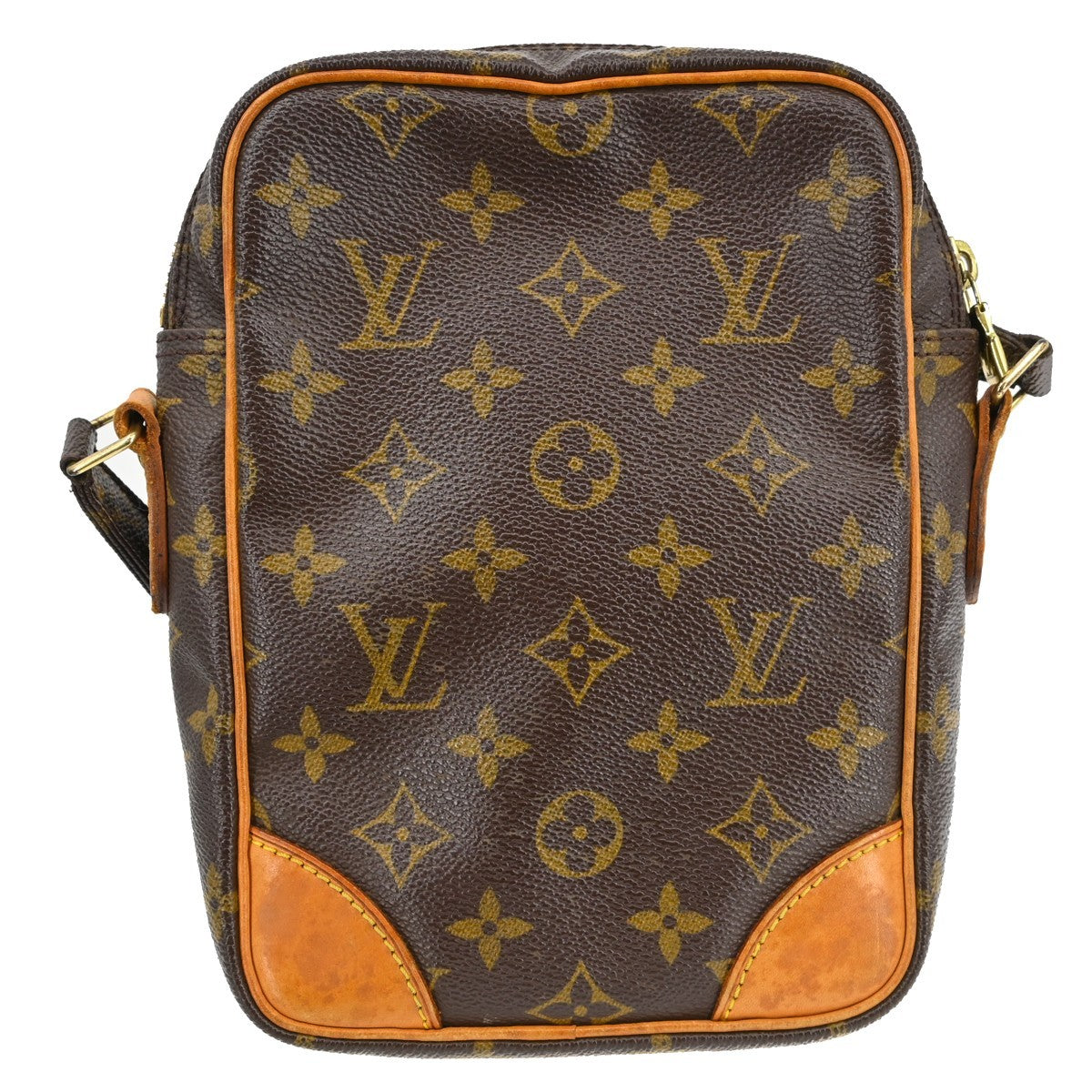 Louis Vuitton Amazone Bag Monogram Canvas Brown Canvas Shoulder Bag Bag (Pre-Owned)