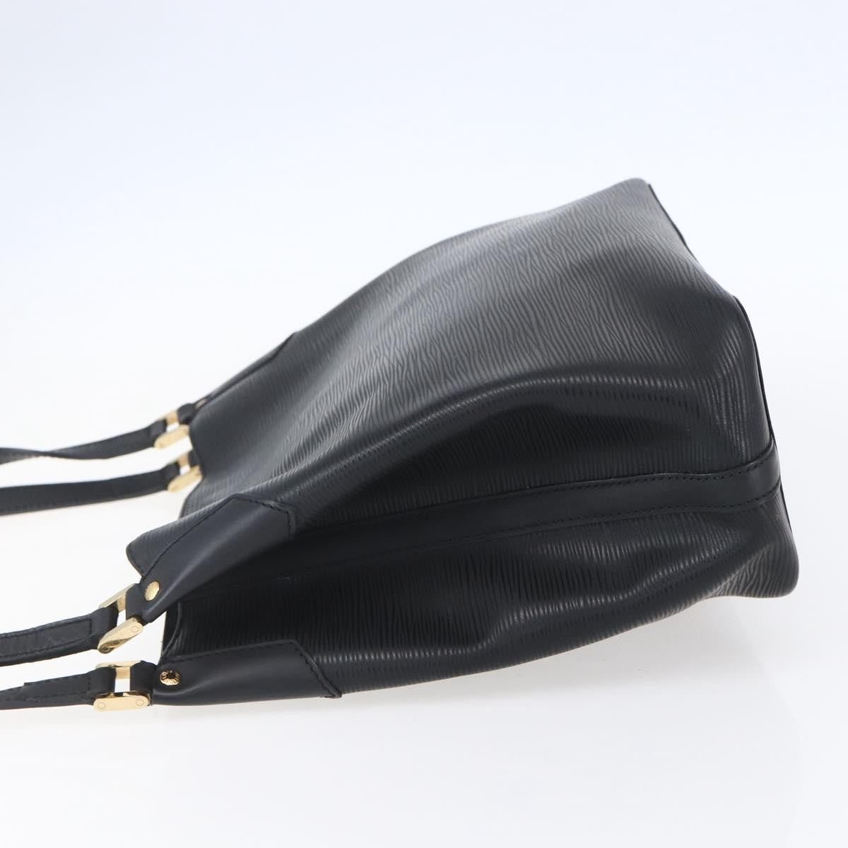 Louis Vuitton Mandara Handbag Epi Leather Black Leather Shoulder Bag Bag (Pre-Owned)