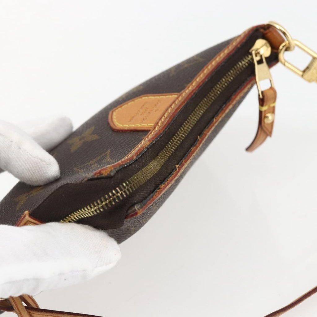Louis Vuitton Delightful Pochette Monogram Canvas Brown Canvas Clutche & Pouche Bag (Pre-Owned)