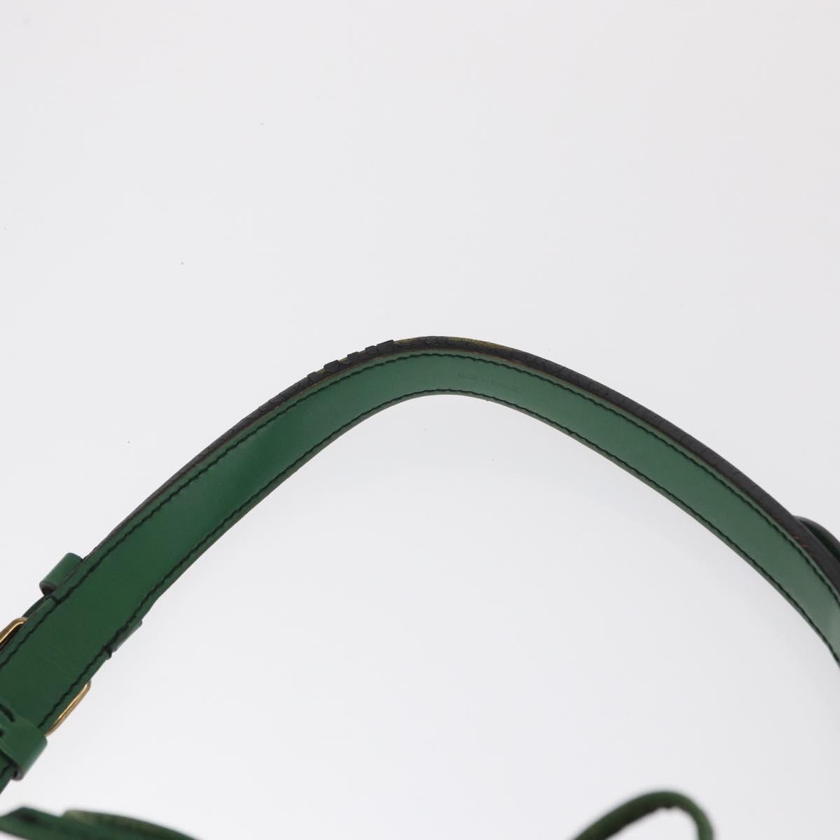 Louis Vuitton Bicolor Petit Noe Handbag Epi Leather Green Leather Shoulder Bag Bag (Pre-Owned)