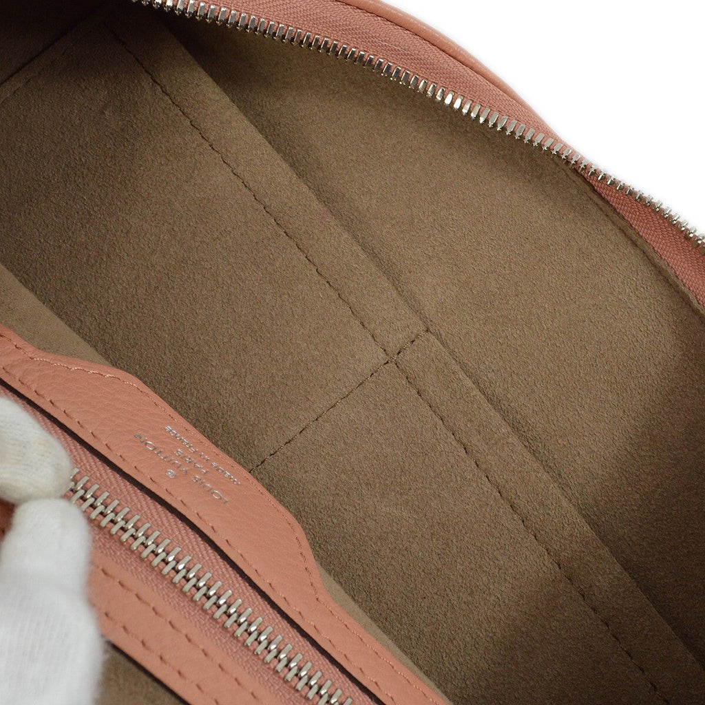 Louis Vuitton Selene Handbag Mahina Leather Pink Leather Shoulder Bag Bag (Pre-Owned)