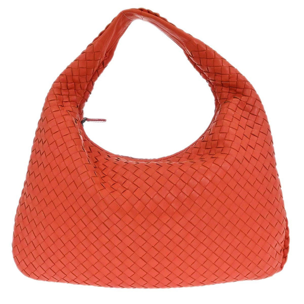 Bottega Veneta Veneta Hobo Intrecciato Nappa Pink Leather Handbag (Pre-Owned)