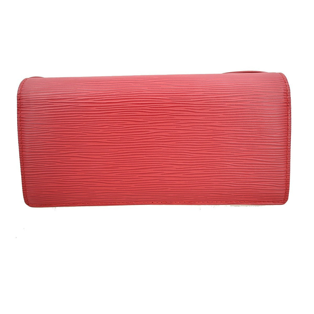 Louis Vuitton Honfleur Handbag Epi Leather Red Leather Shoulder Bag Bag (Pre-Owned)