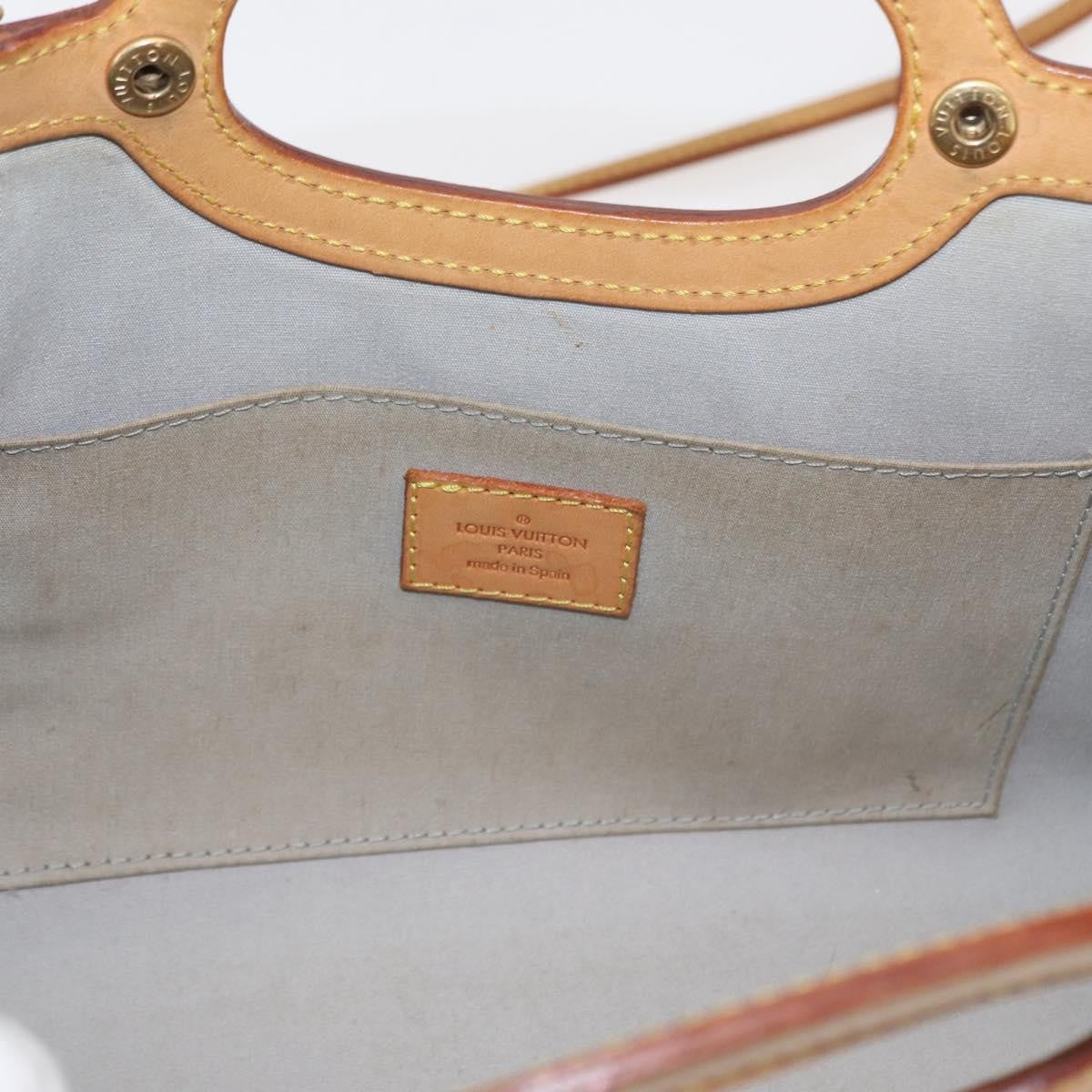 Louis Vuitton Roxbury Drive Handbag Monogram Vernis Yellow Patent_Leather Handbag (Pre-Owned)