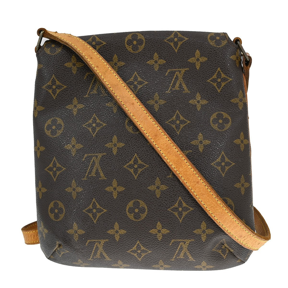Louis Vuitton Musette Salsa Handbag Monogram Canvas Brown Canvas Shoulder Bag Bag (Pre-Owned)