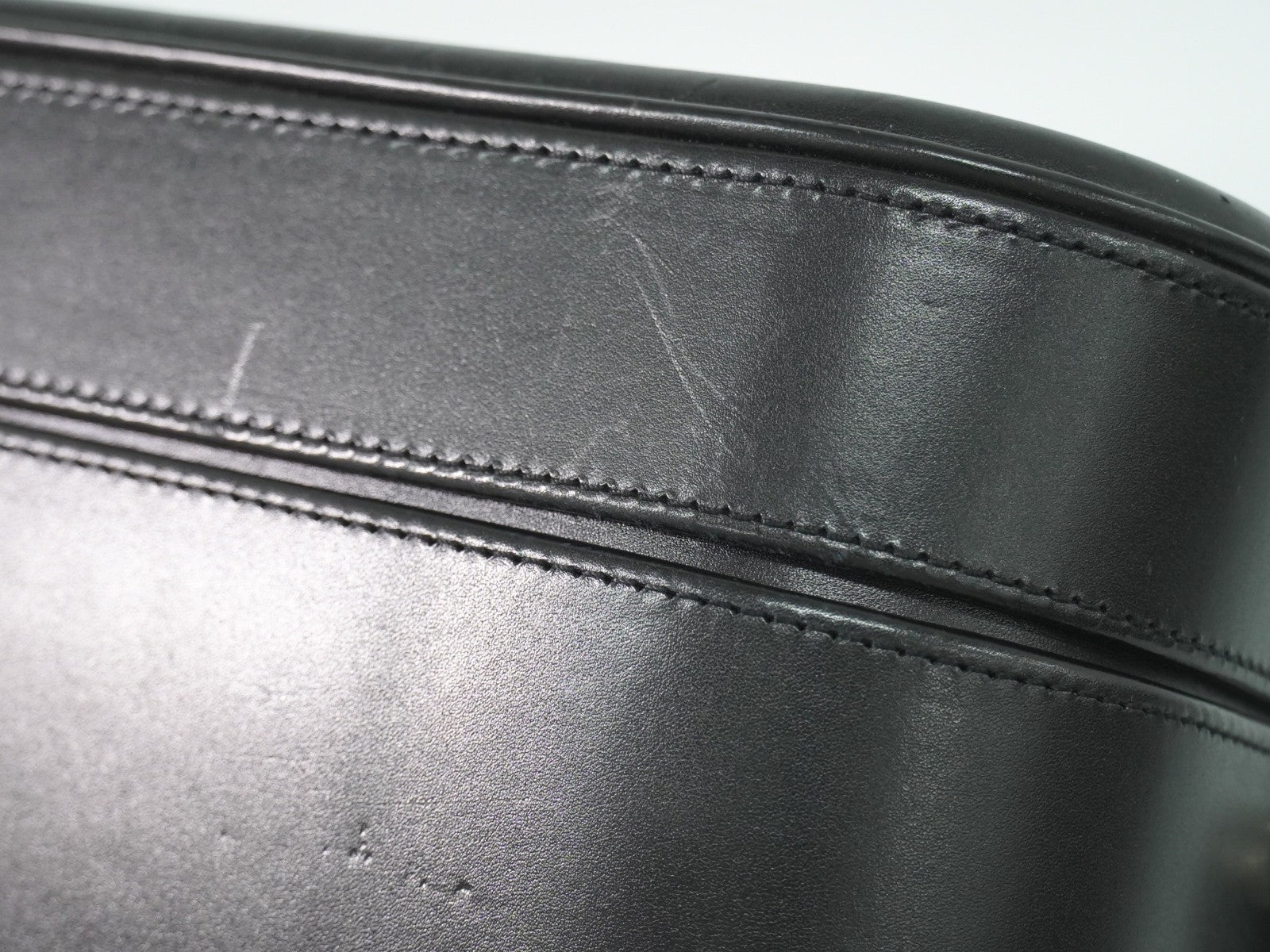 Louis Vuitton Valisette Handbag Monogram Glace Leather Black Patent_Leather Handbag (Pre-Owned)
