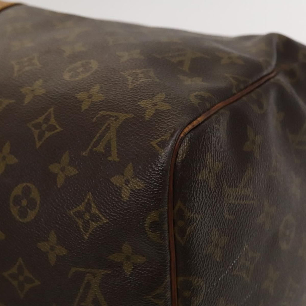 Louis Vuitton Keepall Bag Monogram Canvas Brown Canvas Travel Bag Bag (Pre-Owned)