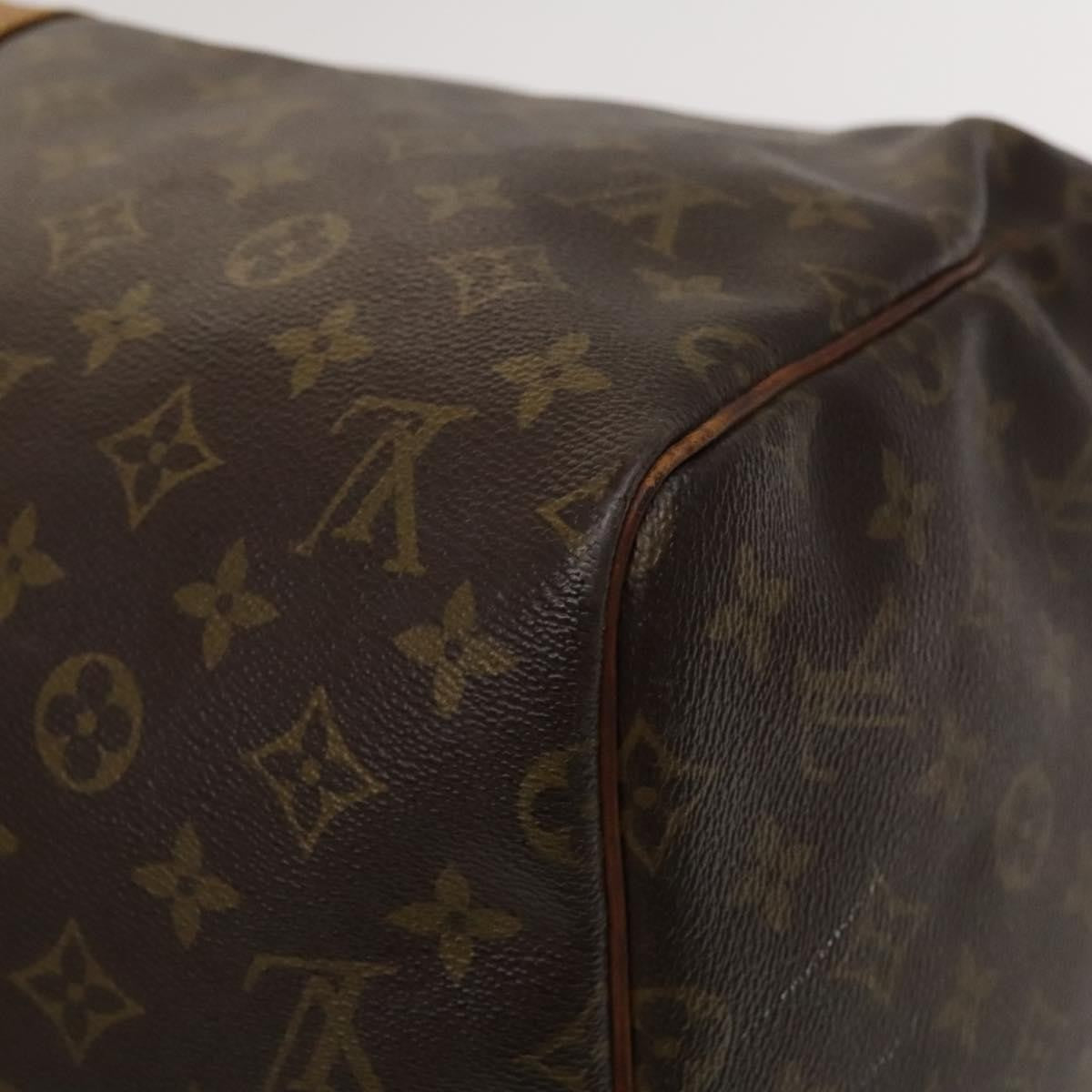 Louis Vuitton Keepall Bag Monogram Canvas Brown Canvas Travel Bag Bag (Pre-Owned)