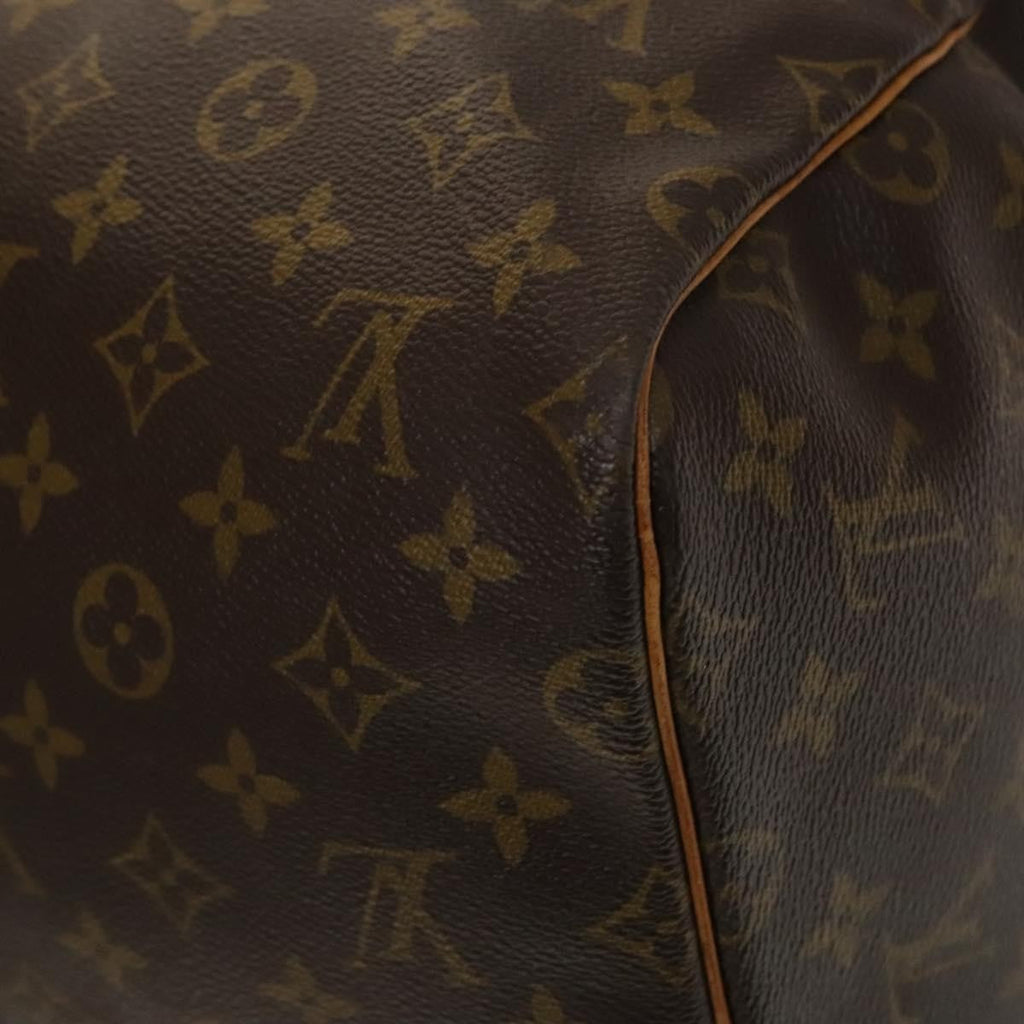 Louis Vuitton Keepall Bag Monogram Canvas Brown Canvas Travel Bag Bag (Pre-Owned)