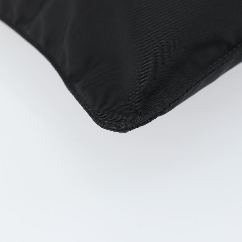 Prada Front Pocket Messenger Bag Tessuto Black Nylon Shoulder Bag Bag (Pre-Owned)