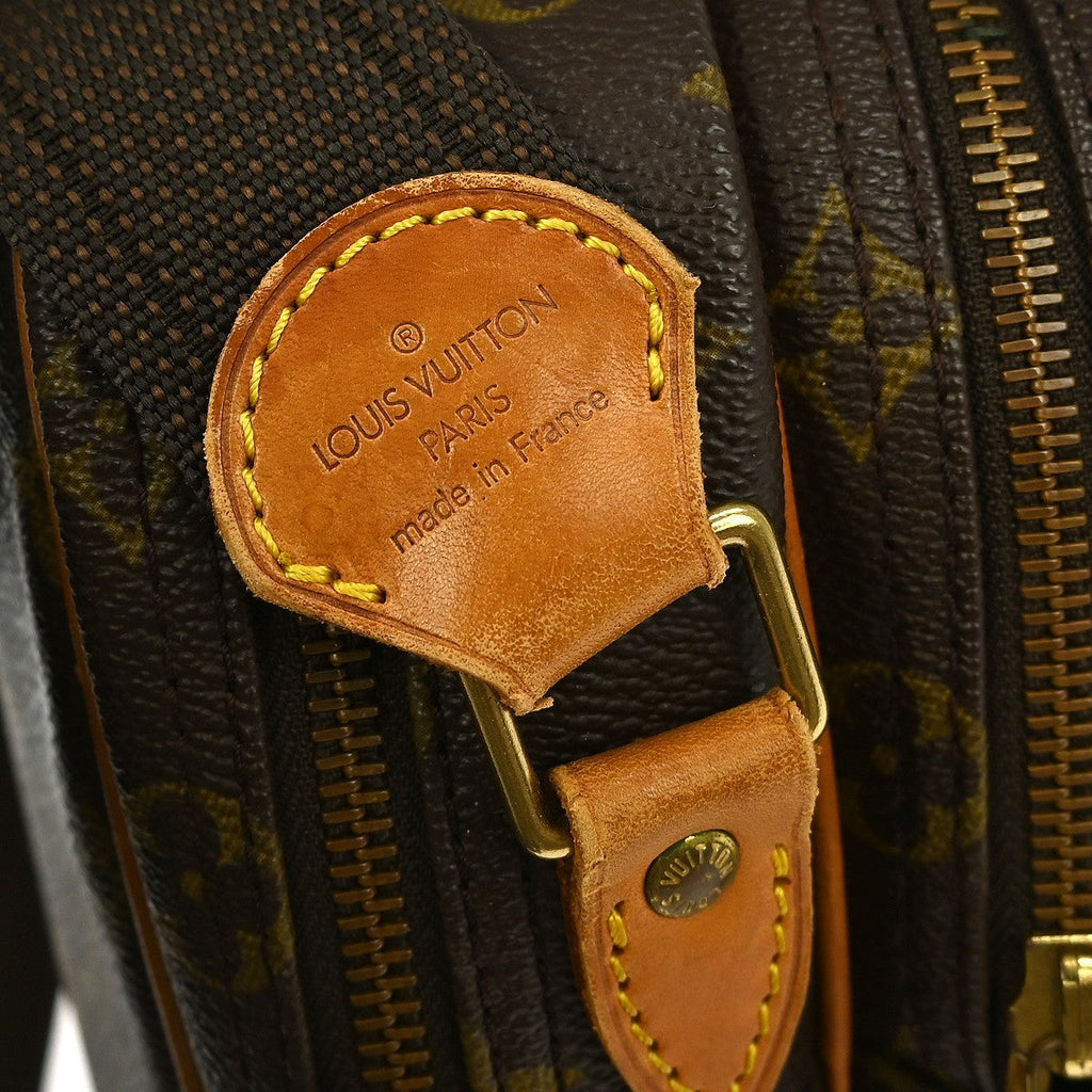 Louis Vuitton Reporter Bag Monogram Canvas Brown Canvas Shoulder Bag Bag (Pre-Owned)