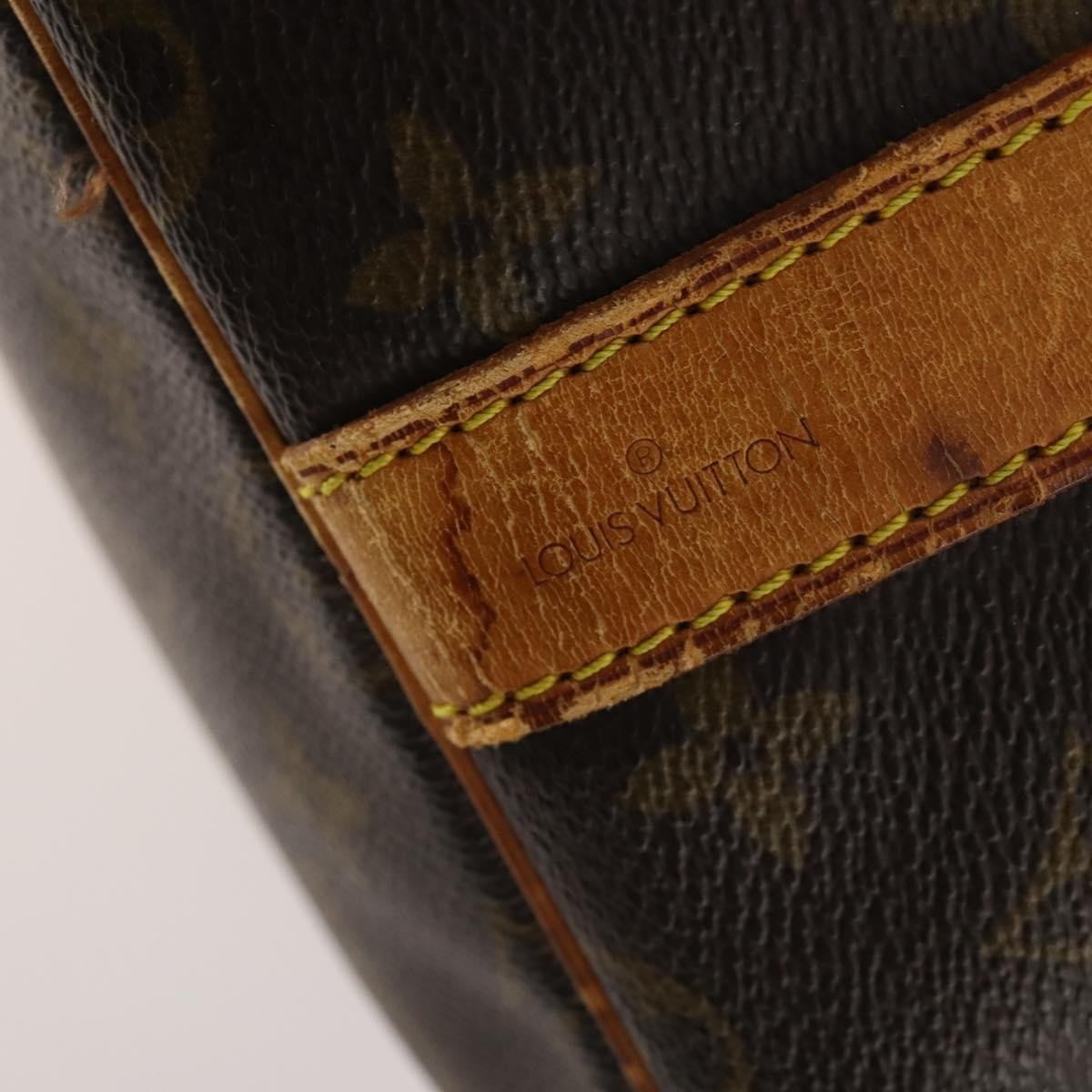 Louis Vuitton Keepall Bandouliere Bag Monogram Canvas Brown Canvas Travel Bag Bag (Pre-Owned)