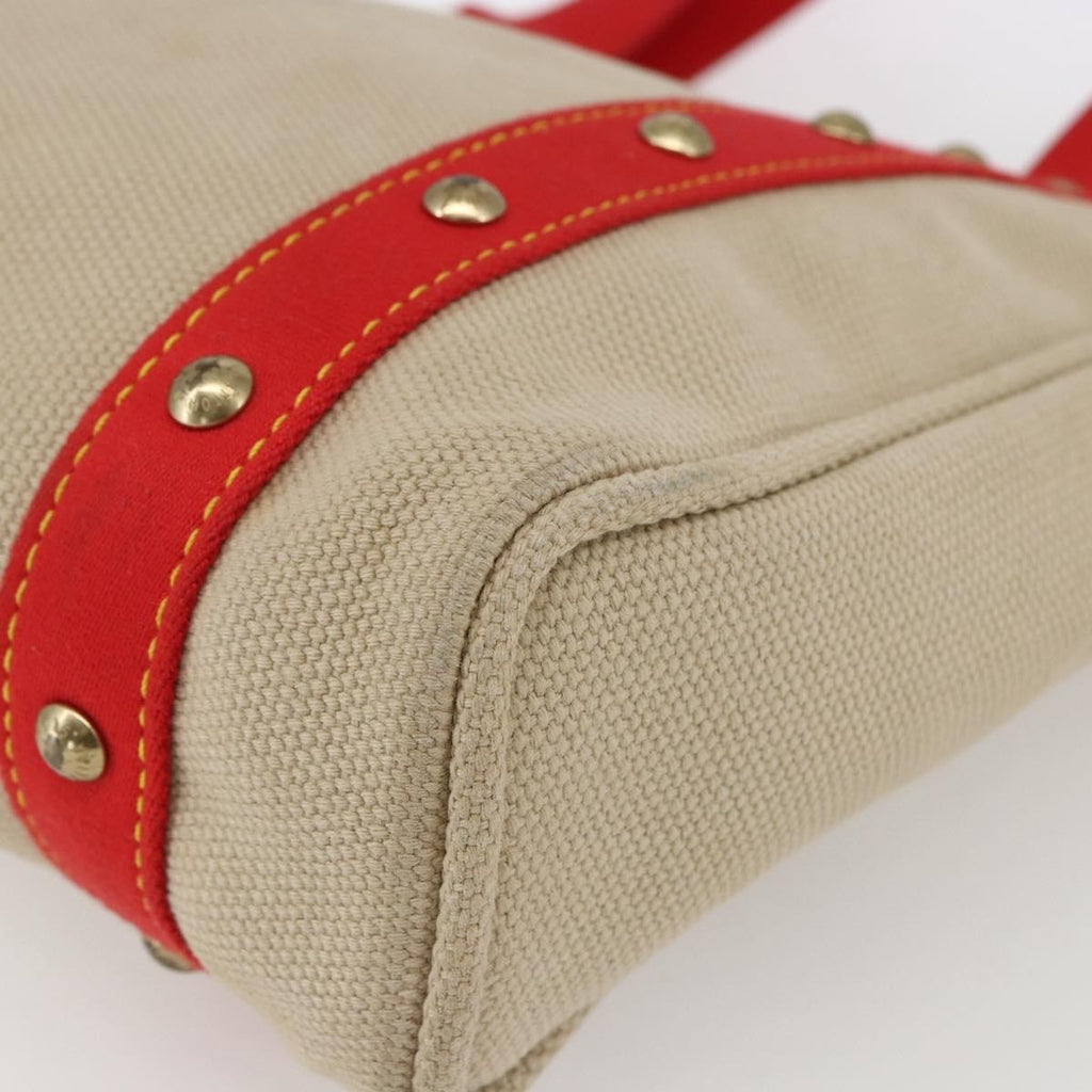 Louis Vuitton Antigua Tote Canvas Beige Canvas Tote Bag Bag (Pre-Owned)